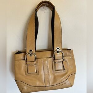 Coach signature SoHo Carmel leather satchel F12302